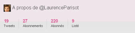 ses statistiques.