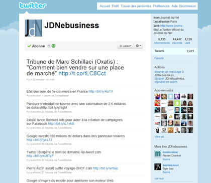 twitter (ancienne version), l'original